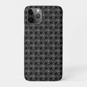 Double Spiral Celtic Pattern iPhone 11 Pro Case