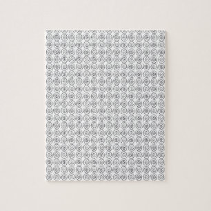 Double Spiral Celtic Pattern DIFFICULT Jigsaw Puzzle