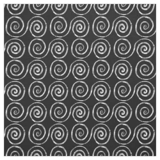 Double Spiral Celtic Pattern Fabric