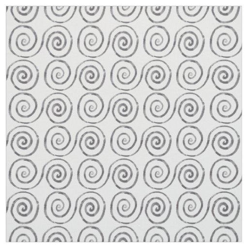 Double Spiral Celtic Pattern Fabric