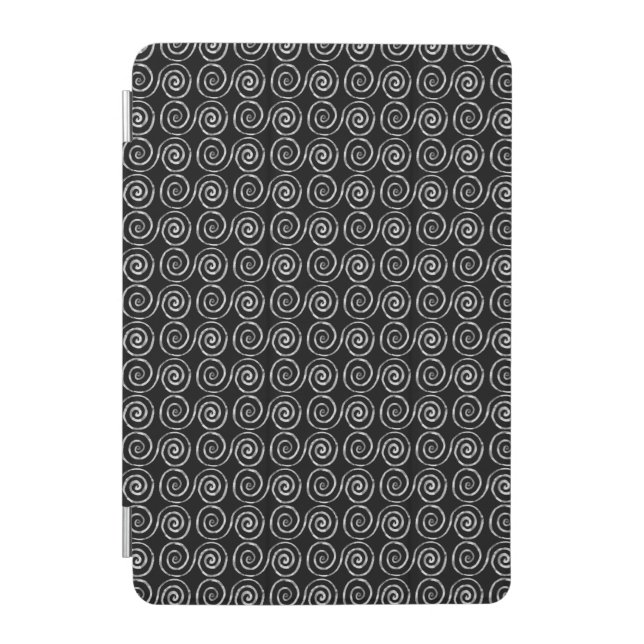 Double Spiral Celtic Pattern iPad Mini Cover (Front)