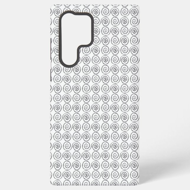 Double Spiral Celtic Pattern Samsung Galaxy Case (Back)
