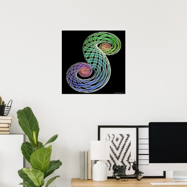 Double Spiral Poster (Home Office)