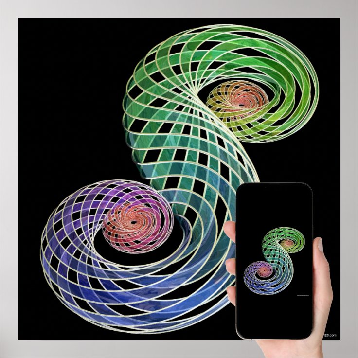 Double Spiral Poster (Downloadable)
