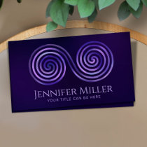 Double Spiral Symbol of Balance - Lavender Flow