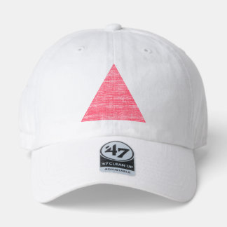 Double Stamped Pink Triangle 47 Brand Hat