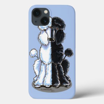 Double Standard Poodles Iphone 13 Case by offleashart at Zazzle