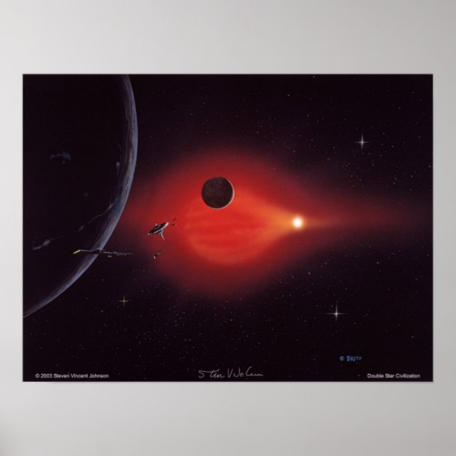 Double Star Civilization Poster (Front)
