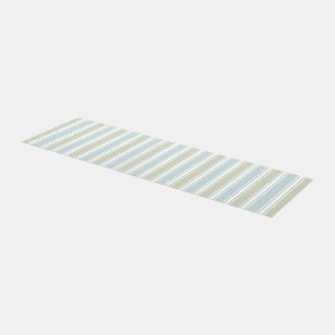 Double Striped Seafoam & Lt. Turquoise Outdoor Rug