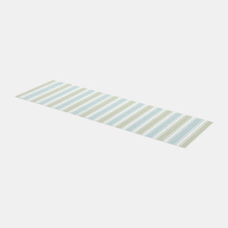 Double Striped Seafoam & Lt. Turquoise Outdoor Rug