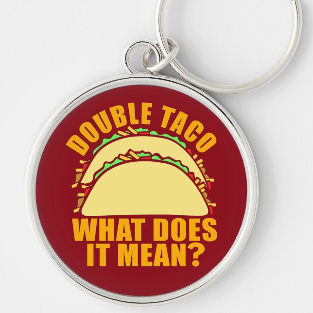 Double Taco Keychain (Front)