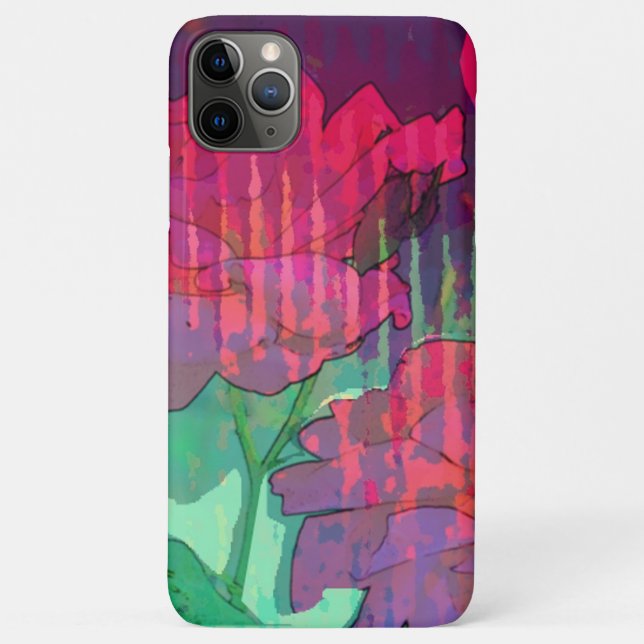 Double Take Rose Abstract Design Case-Mate iPhone Case (Back)