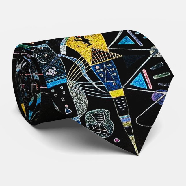 Double Tension by Kandinsky Neck Tie (Rolled)