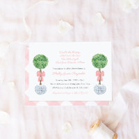 Double The Blessings Twin Girls Classy Baby Shower