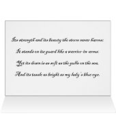 Double Thistle Card (Inside Horizontal (Top))