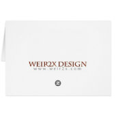 Double Thistle Card (Back Horizontal)