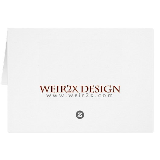 Double Thistle Card (Back Horizontal)