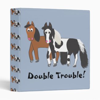Double Trouble! 3 Ring Binder