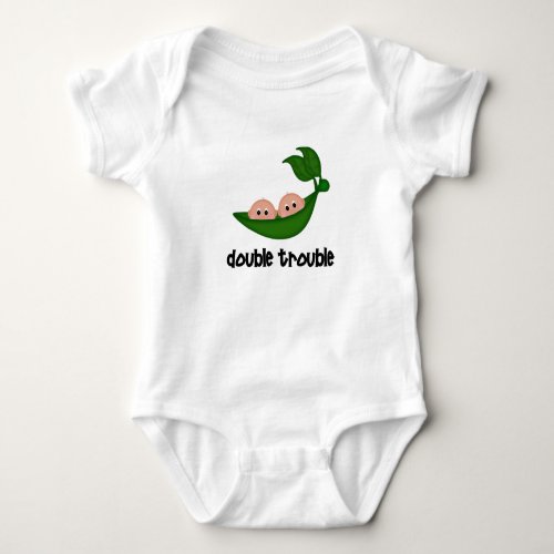 Double Trouble Boy Twin Clothing Baby Bodysuit