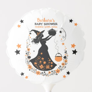 Double Trouble Brew - A Twin Halloween Baby Shower Balloon