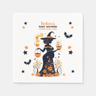 Double Trouble Brew - A Twin Halloween Baby Shower Napkins