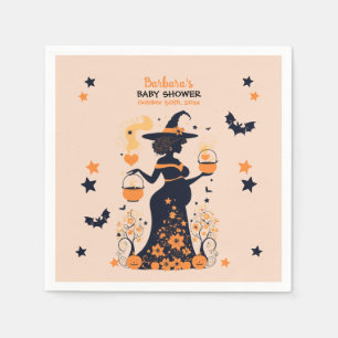 Double Trouble Brew - A Twin Halloween Baby Shower Napkins