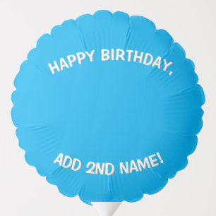 Double Trouble Happy Birthday Twins Photo Balloon