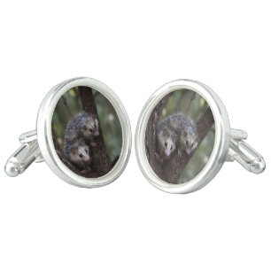 Double Trouble in the Canopy: Twin Possums Cufflinks