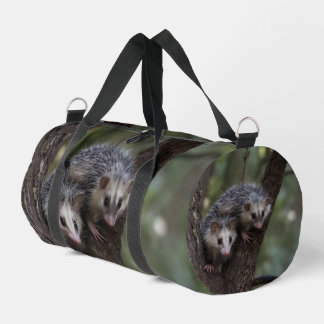 Double Trouble in the Canopy: Twin Possums Duffle Bag