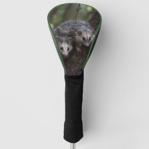 Double Trouble in the Canopy: Twin Possums Golf Head Cover