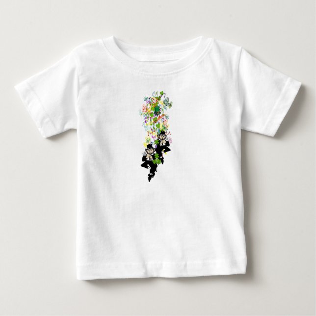 Double Trouble Lucky Irish Twins Baby T-Shirt (Front)
