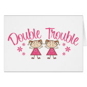 Double Trouble Pink Girl (Front Horizontal)