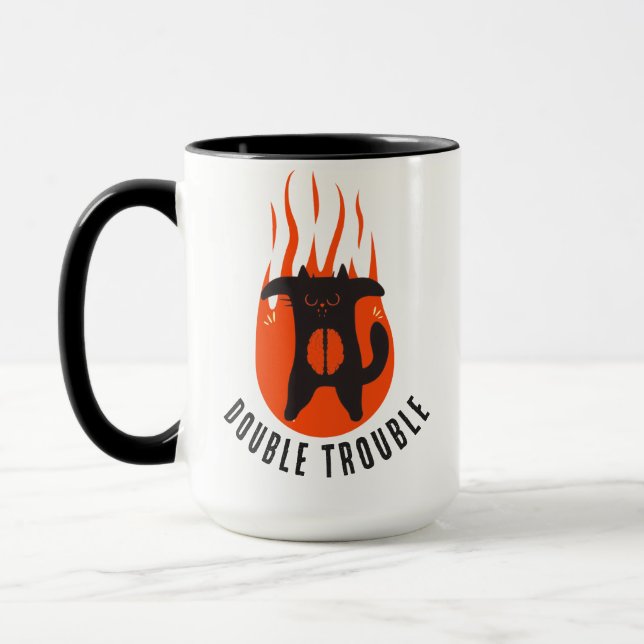 Double Trouble Tea mug (Left)