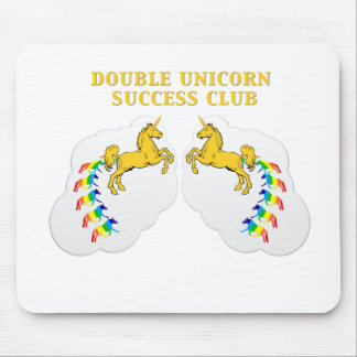 Double Unicorn Success Club Mouse Pad
