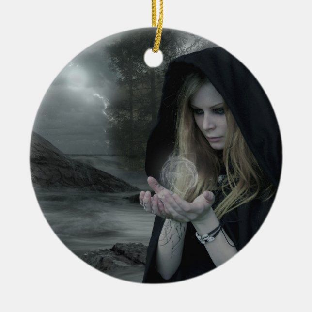 Double Vampire Magic Ornament (Front)