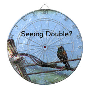 Double Vision, Grackle on a Line Dartboard