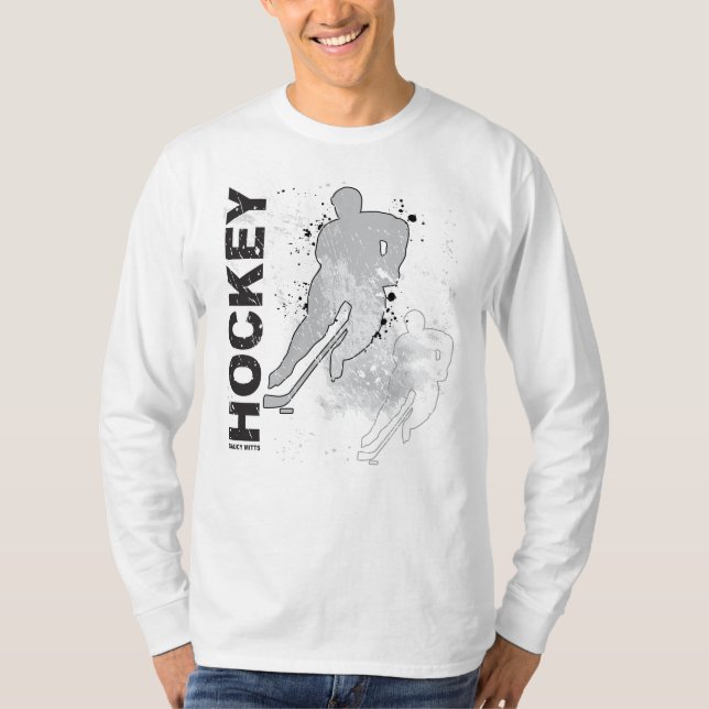 Double Vision Hockey (male) T-Shirt (Front)