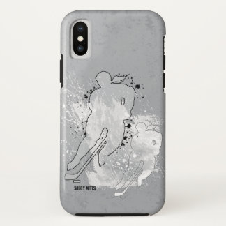 Double Vision Women's Girls Hockey Player iPhone X Case