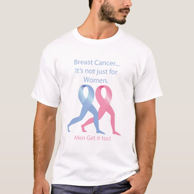 Double Walking Ribbons - Mens 1 T-Shirt (Front)