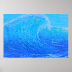 Double wave poster