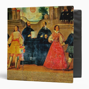 Double wedding between two Inca women 3 Ring Binder