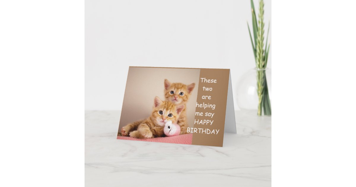 DOUBLE WISHES FOR MY SISTER ON BIRTHDAY CARD | Zazzle