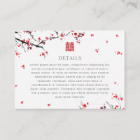 Double Xi Chinese Red Elegant Wedding Details