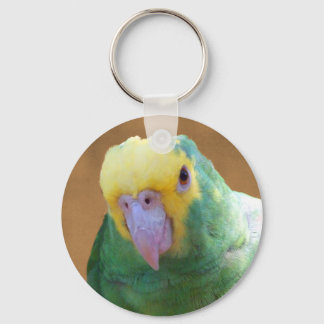 Double Yellow Headed Amazon Keychain