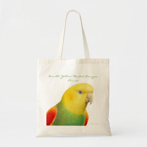 Double Yellow Headed Amazon Tote Bag