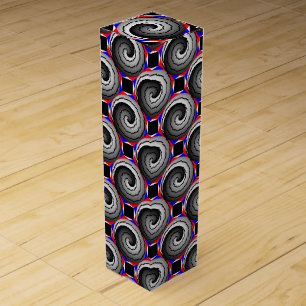 Double Yin Yang Spiral by Kenneth Yoncich Wine Box