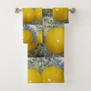 Double Yolk Chicken Egg Bath Towel Set