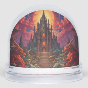 Double Your Dragon Fantasy Final Snow Globe