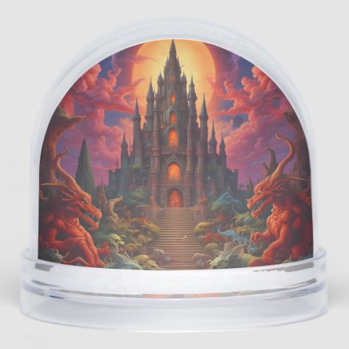 Double Your Dragon Fantasy Final Snow Globe