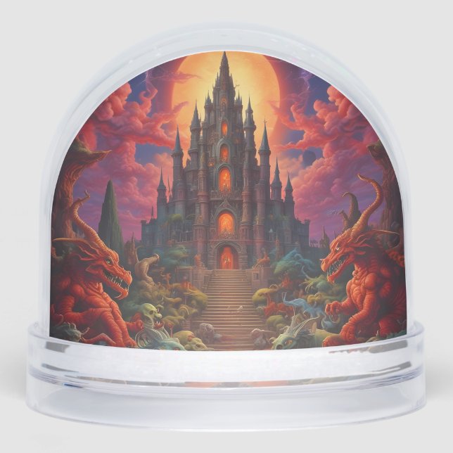Double Your Dragon Fantasy Final Snow Globe (Front)